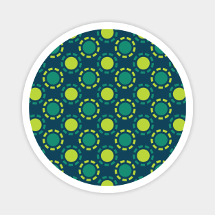 Circle Seamless Pattern 046#001 Magnet